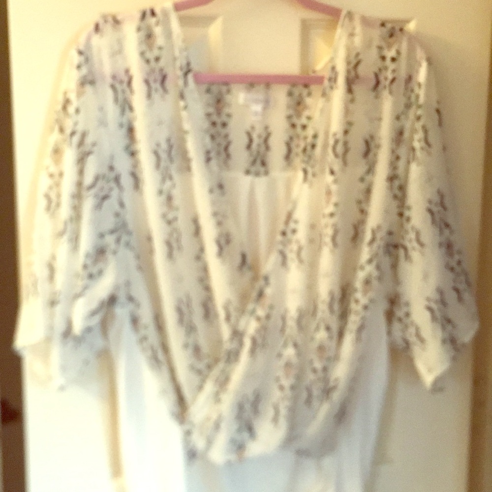 Aztec wrap top